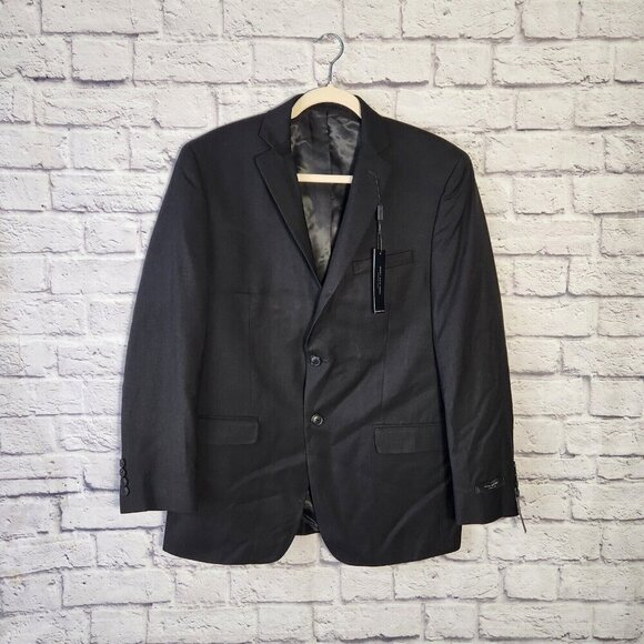 Marc New York Andrew Marc Casselman Modern-Fit Suit Jacket Black Mens Size 40R - Picture 1 of 5